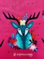 Preview: Baumwolle Köper Hamburger Liebe -  RUDOLPH - pink - Reststück ca. 100 cm
