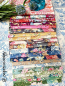 Preview: Tilda Patchwork Stoff Baumwolle - Chic Escape Flowervase Navy Blue