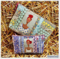 Preview: Tilda Patchwork Stoff Baumwolle - Cotton Beach - Scallop Shell Coral