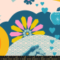 Preview: Patchwork Baumwolle - Ruby Star Society - Melody Miller - Best Day Ever - TEAL