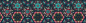 Preview: Baumwolle Patchwork - Odile Bailloeul - Land Art 2 - Hexagon Blau