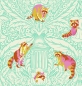 Preview: Tula Pink Patchwork Stoff Baumwolle - Tiny Beasts - One Mans Trash Glow