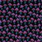 Preview: Patchwork Baumwolle - Melody Miller - Darlings 2 - Pilze - Black