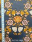 Preview: Bloomy by Cherry Picking - Samt - grau - Reststück ca. 95 cm