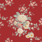 Preview: Tilda Patchwork Stoff Baumwolle - Merry Little Christmas - Carol Burgundy