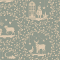 Preview: Tilda Patchwork Stoff Baumwolle - Merry Little Christmas - Paperscenes Duckegg