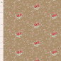 Preview: Tilda Patchwork Stoff Baumwolle - Merry Little Christmas - Noel Taupe
