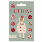 Preview: Tilda Knöpfe - Merry Little Christmas Buttons 0,47 in (12mm) 8 pcs