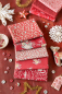 Preview: Tilda Patchwork Stoff Baumwolle - Merry Little Christmas - Mistletoe Red