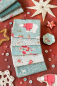 Preview: Tilda Patchwork Stoff Baumwolle - Merry Little Christmas - Eve Petrol