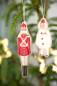 Preview: Tilda Patchwork Stoff Baumwolle - Merry Little Christmas - Paperscenes Burgundy