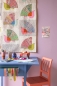 Preview: Tilda Patchwork Stoff Baumwolle - Pie in the Sky - Whimsybird-Plum