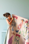 Preview: Tilda Patchwork Stoff Baumwolle - Hometown - My Neighborhood Mustard