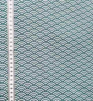 Baumwolle Swafing - Muscheln - Grün