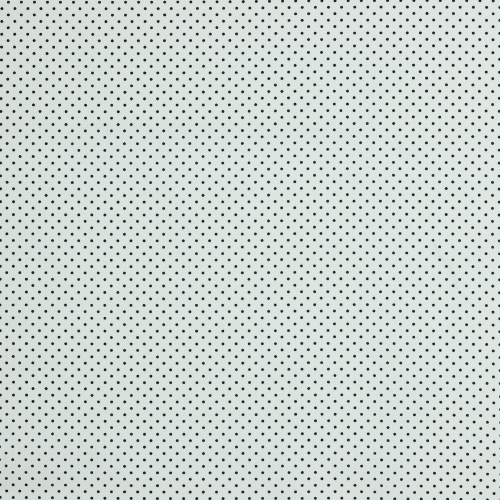 Preview: Baumwolle Popeline - Mini Punkte - Weiß/Blau