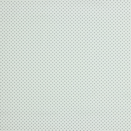 Baumwolle Popeline - Mini Punkte - Weiß/Grau