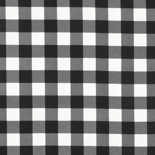 Canvas - Waterproof - Karo - Schwarz