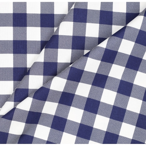 Preview: Canvas - Waterproof - Karo - Blau