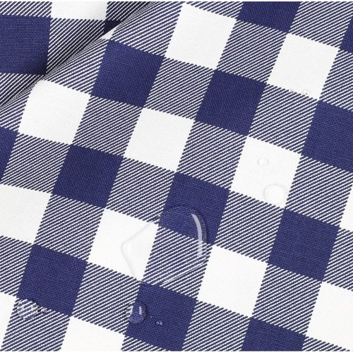 Preview: Canvas - Waterproof - Karo - Blau