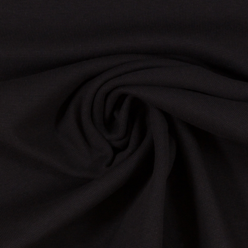 Bündchen Schlauchware - UNI - Schwarz