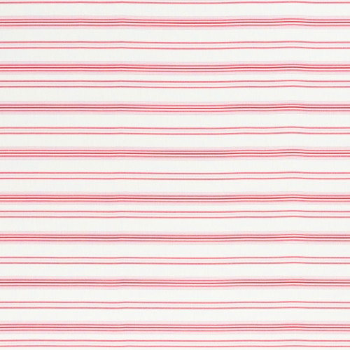 Preview: Baumwolle - Streifen - Rosa/Creme