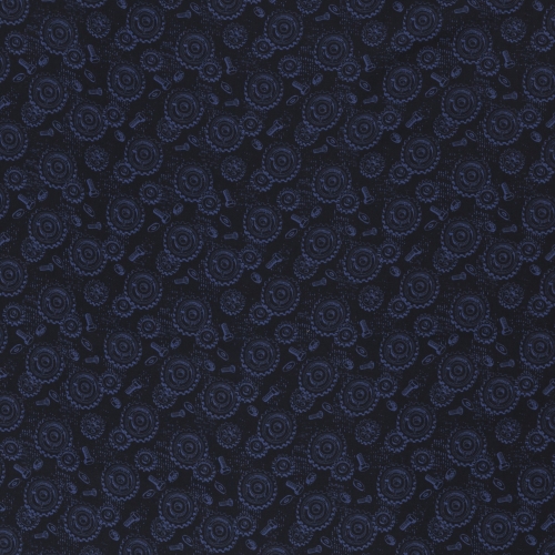 Preview: Swafing Baumwolle Webware - Happy Metal by Steinbeck - Zahnräder/Schrauben