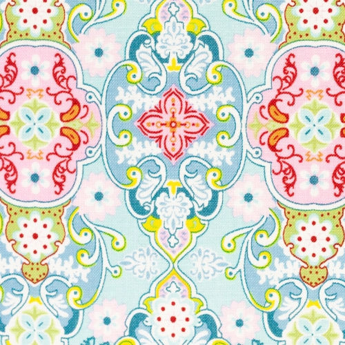 Swafing Baumwolle - Julia - Ornamente - Blau