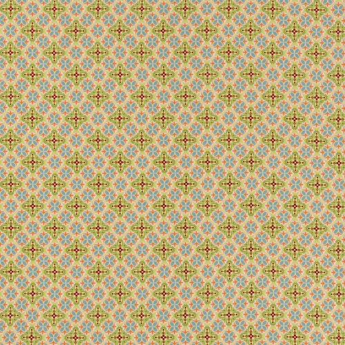 Preview: Swafing Baumwolle - Julia - Blütenornament - Grün