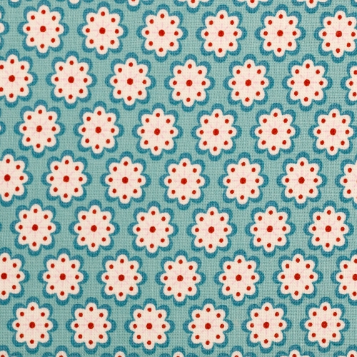 Swafing Baumwolle - Julia - Blumen - Blau