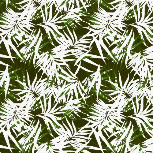 Preview: Canvas Blätter - Grün