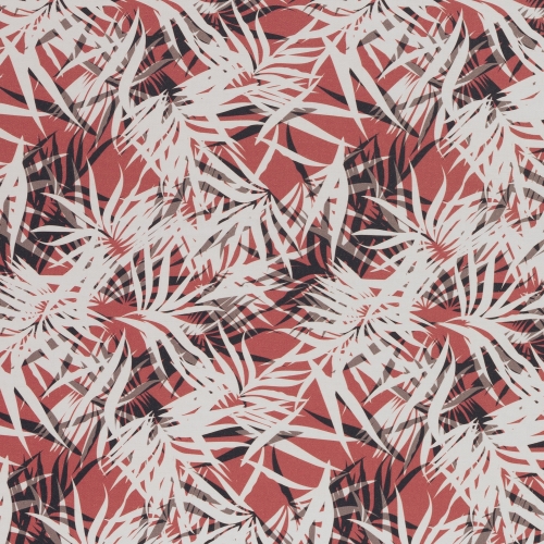 Preview: Canvas Blätter - Rot