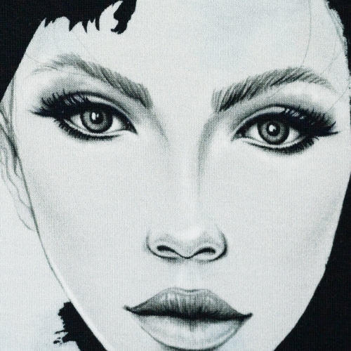 French Terry - Gloomy Hills by THORSTEN BERGER - MYSTIC LADY - Panel