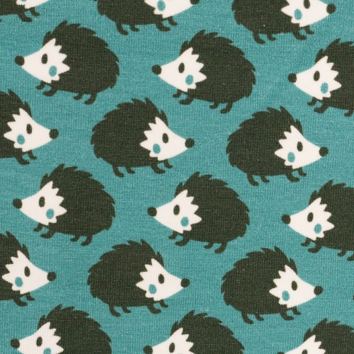Jersey Swafing - Animal Minis by Käselotti - Igel - Petrol