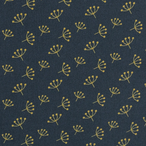 Swafing Baumwolle Webware - Jule - Pusteblumen - Dunkelblau
