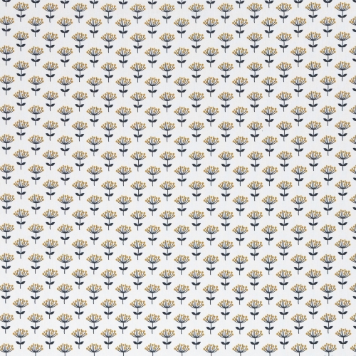 Preview: Swafing Baumwolle Webware - Jule - Blüten - Punkte - Weiß