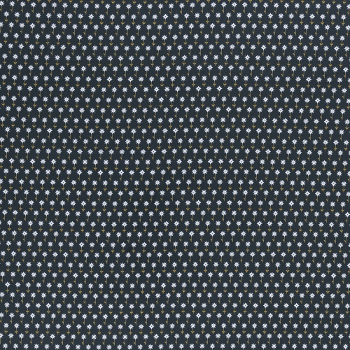 Preview: Swafing Baumwolle Webware - Jule - Blumen -Klein - Dunkelblau