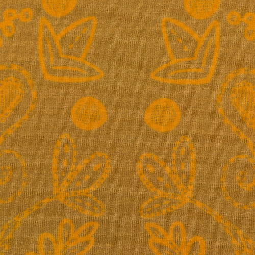 Swafing French Terry - Harmony by Cherry Picking - Paisley - Ocker
