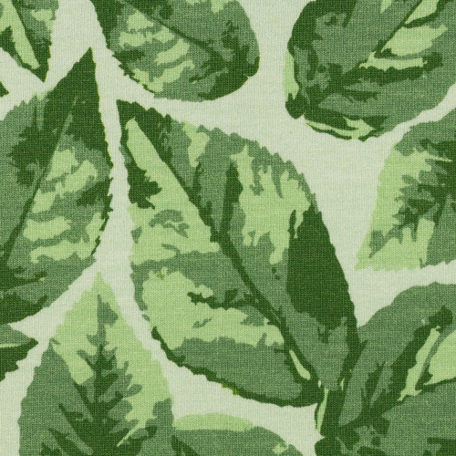 Jersey Swafing - Jade by lycklig design - Blätter - Kiwigrün