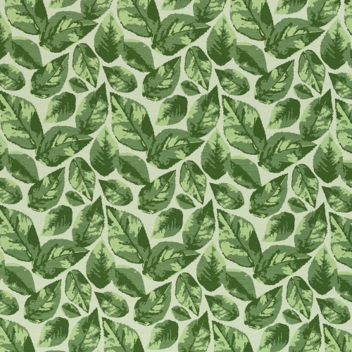Jersey Swafing - Jade by lycklig design - Blätter - Kiwigrün