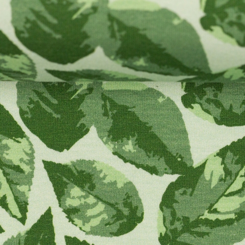 Jersey Swafing - Jade by lycklig design - Blätter - Kiwigrün