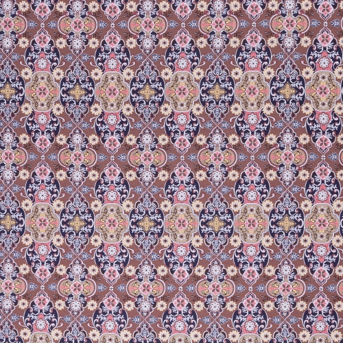 Preview: 2021 Swafing Baumwolle Webware - Julia - Ornamente - Altrosa