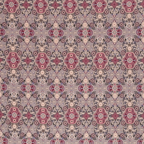 Preview: 2021 Swafing Baumwolle Webware - Julia - Ornamente - Schlamm