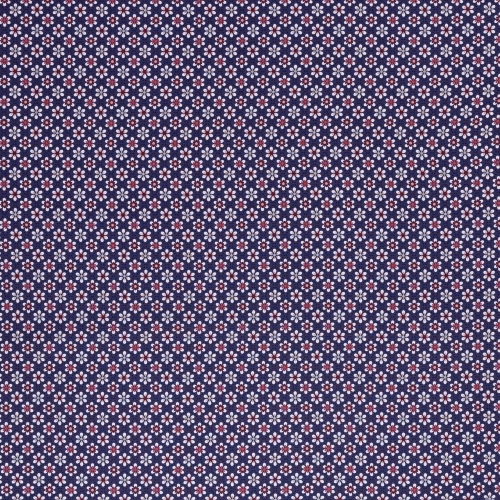 Preview: 2021 Swafing Baumwolle Webware - Julia - Blümlis - Dunkelblau