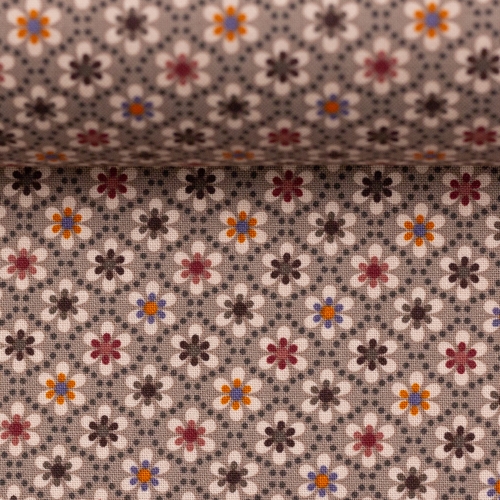 Preview: 2021 Swafing Baumwolle Webware - Julia - Blümlis - Schlamm