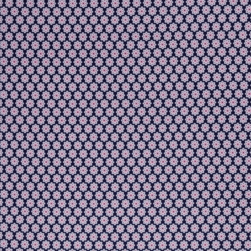 Preview: 2021 Swafing Baumwolle Webware - Julia - Kleine Blüten - Dunkelblau
