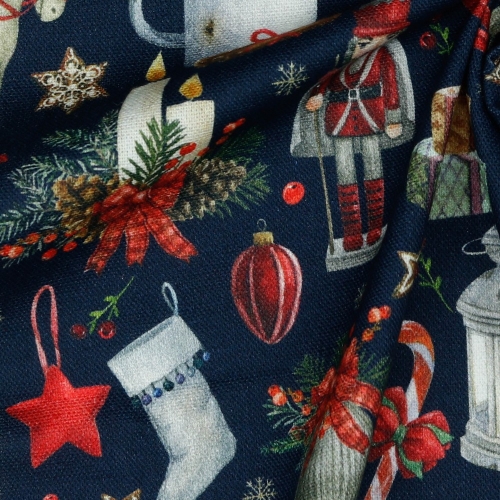 Preview: Canvas - Digital - Weihnachtsgeschenke - Blau