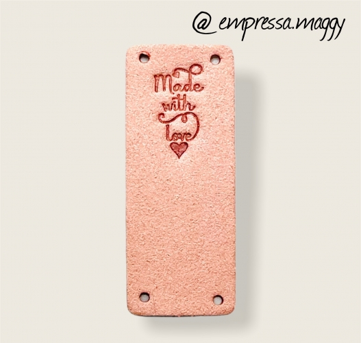 Falzlabel - Made With Love - Rosa