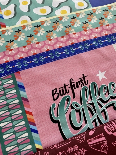 Preview: Canvas Hamburger Liebe -  Panel In my Kitchen - Mint