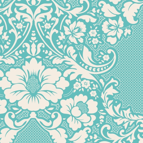 Tilda Patchwork Baumwolle - Eleanore Teal