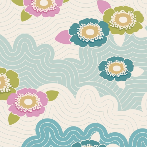 Tilda Patchwork Baumwolle - Frances Teal